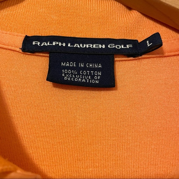 Ralph Lauren Golf Women’s Crest Embroidered Polo Shirt Orange Size‎ Large - Picture 4 of 7
